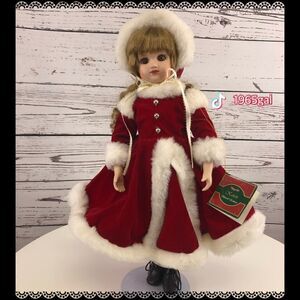 Karen Special Edition 1991 Porcelain Doll on Stand